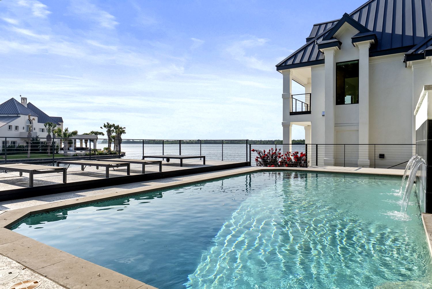 Pool and waterfront wide