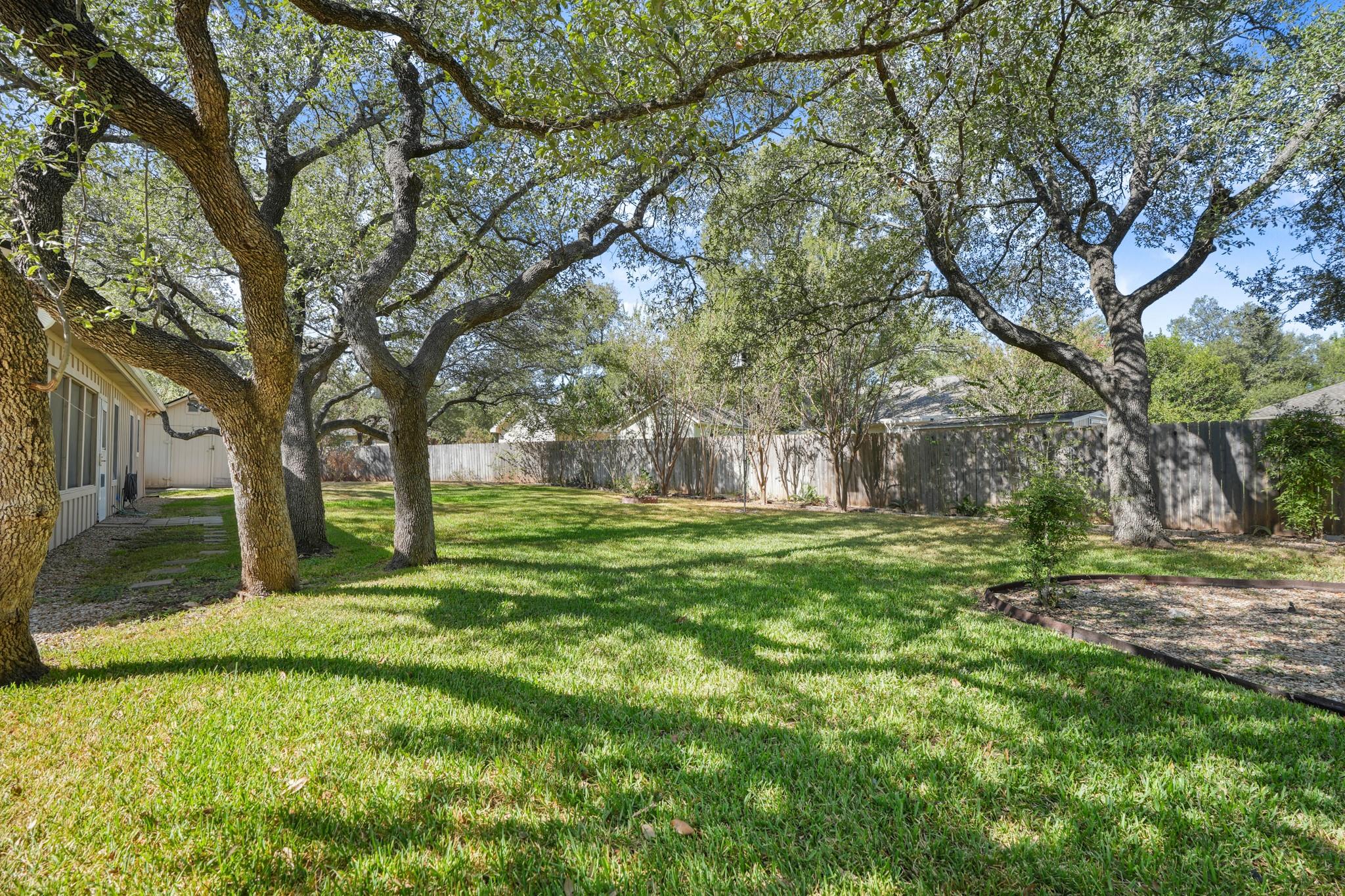 103 Maria Court: back yard