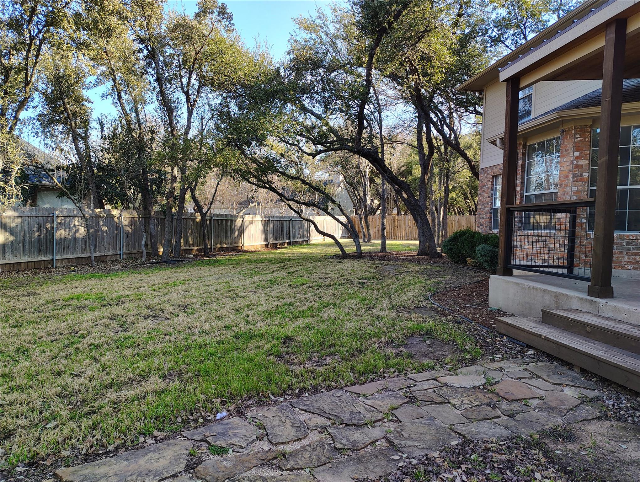3000 Blue Sky Pl: back yard