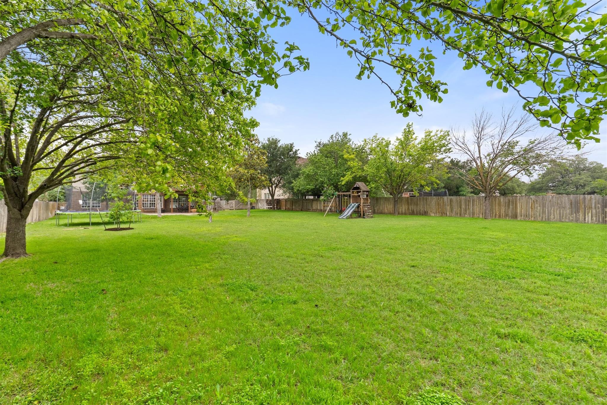 3814 Forest Creek Dr: back yard